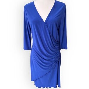 Joseph Ribkoff Faux Wrap Dress Size 14